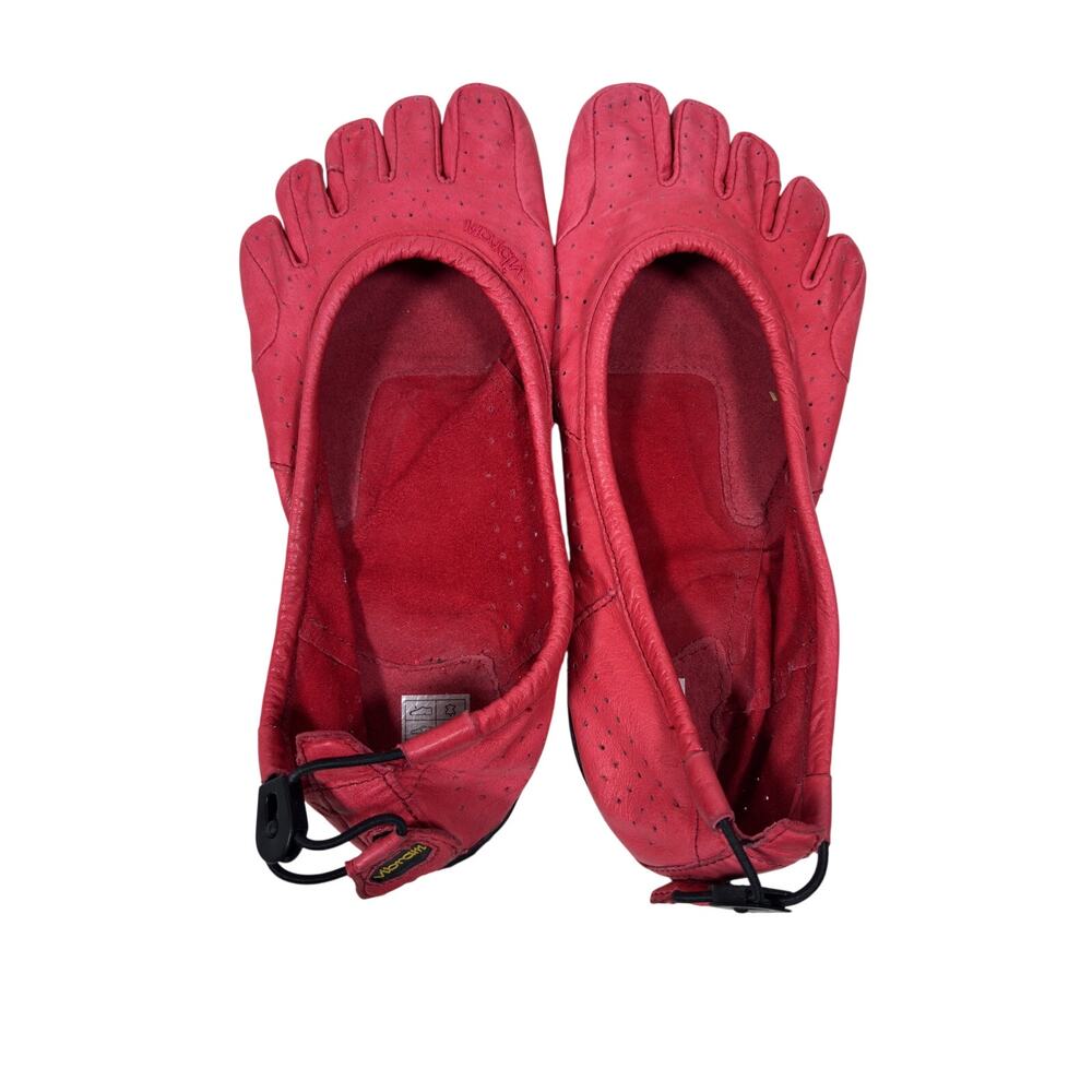 Vibram FiveFingers Performa Shoes Womens 38 US 8 Coral Red Five Toe Ballet Flats